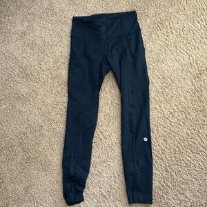 Lululemon fast and free leggings with pockets sz 4